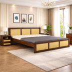 Sheesham Wood King Size Bed Without Storage for Bedroom Living Room Home Hotel Solid Wood Double Bed Cot Palang Furniture