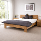 Sheesham Wood Queen Size Double Bed Without Storage for Bedroom Living Room Hotel Wooden Cot Palang Furniture