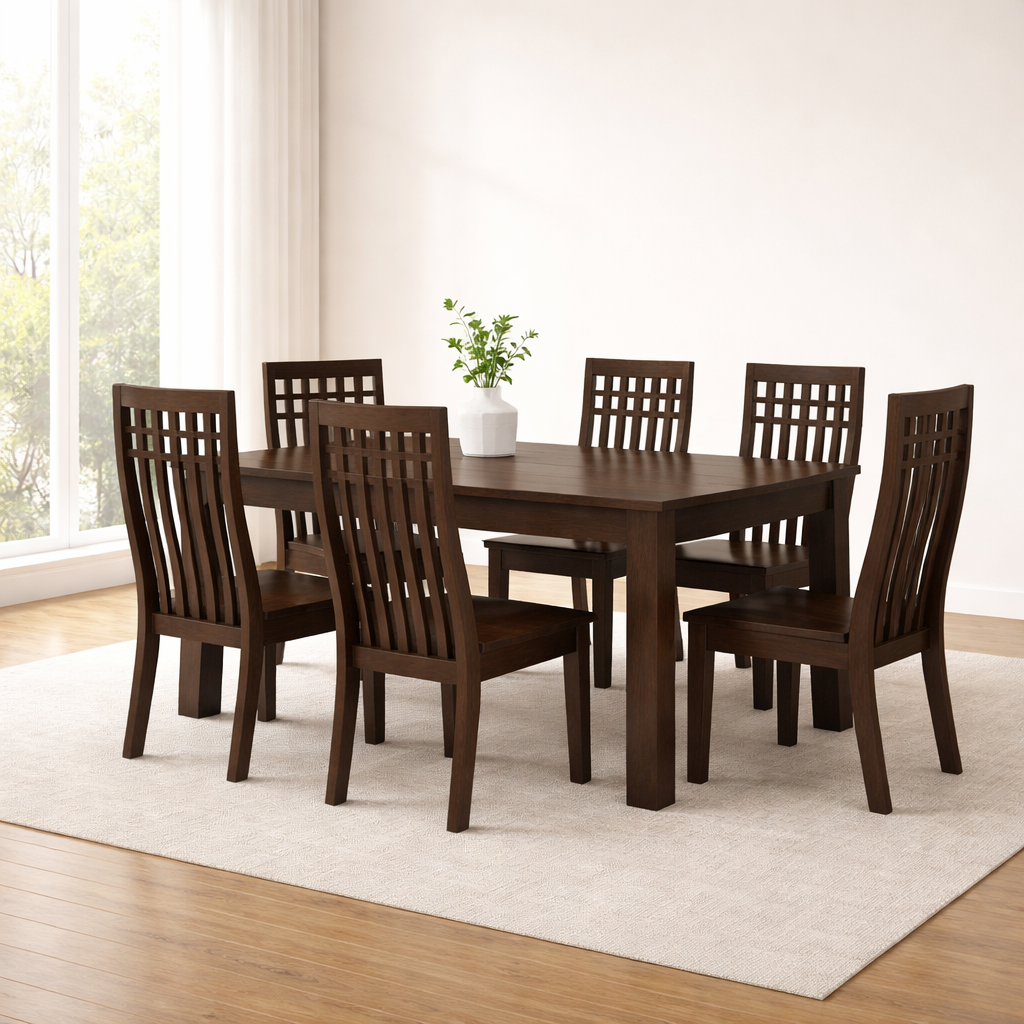 Solid Wood Kuber Dining Set
