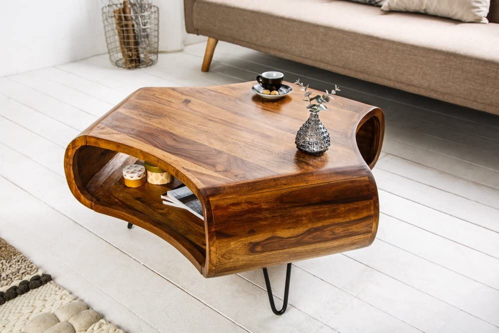 Wooden Coffee Table | Honey_Finish1